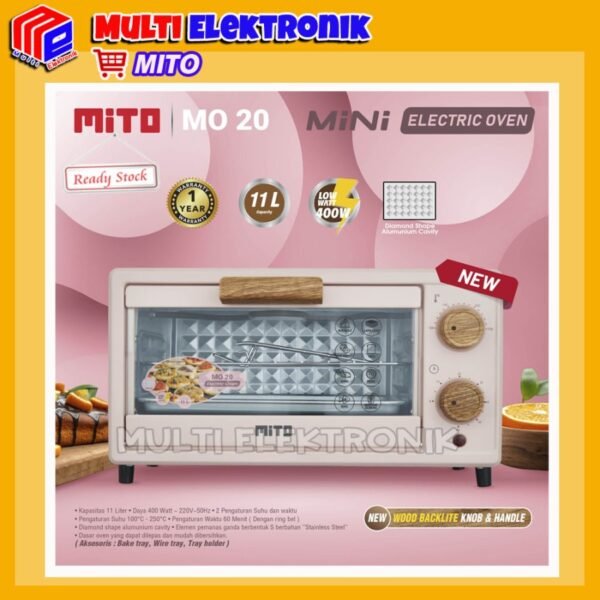 Mito - Oven Listrik Mini - Kapasitas 11 Liter - MO20 - Image 6