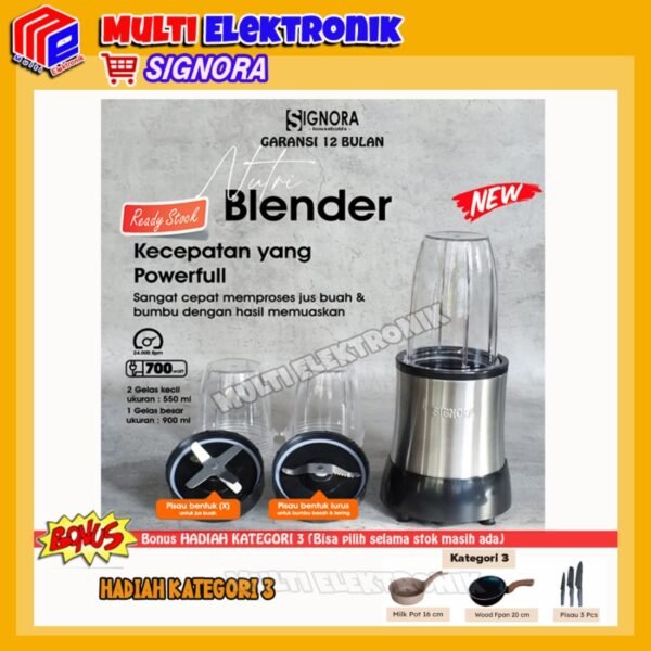Signora - Nutri Blender - Juicer Portable Kapsul Mini