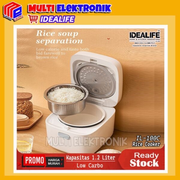 Idealife - Rice Cooker Low Sugar - Penanak Nasi - IL100C