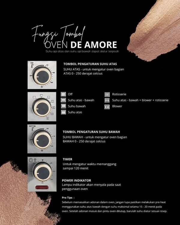 Signora - Oven De Amore - 38 Liter - FREE Hadiah - Image 5