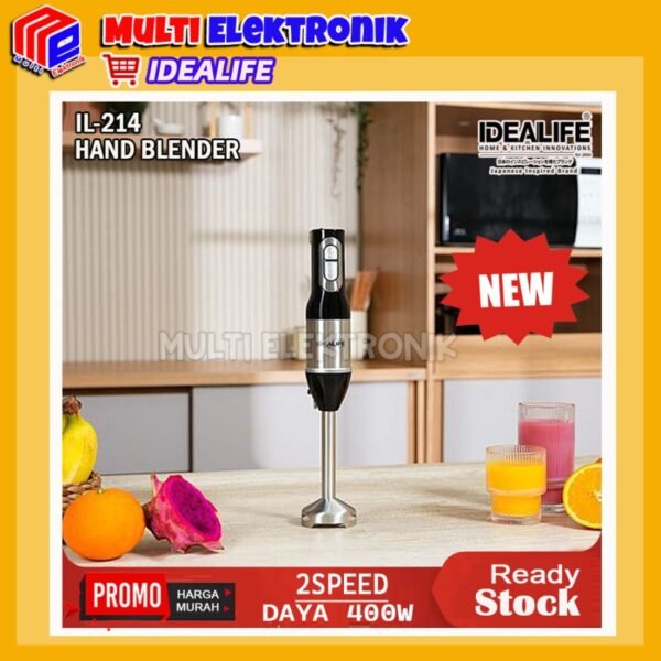 Idealife - Hand Blender - Penggiling Buah & Sayur - IL214