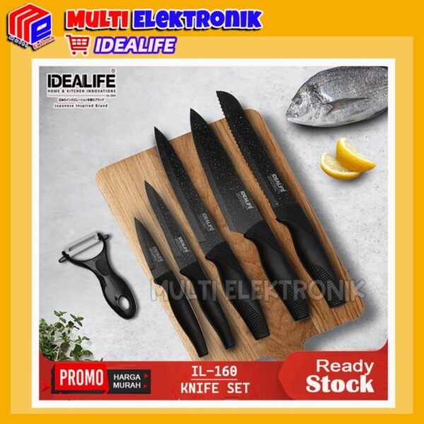 Idealife - Pisau Set - Knife Set - Pisau Dapur - IL16