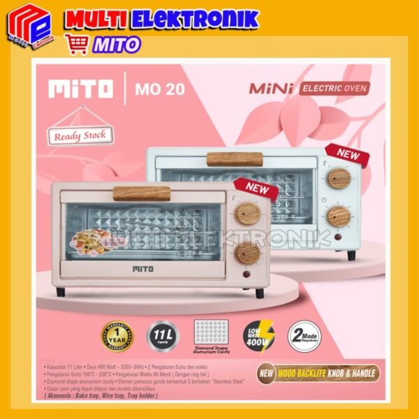 Mito - Oven Listrik Mini - Kapasitas 11 Liter - MO20