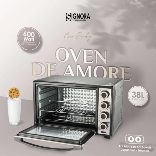 Signora - Oven De Amore - 38 Liter - FREE Hadiah - Image 3