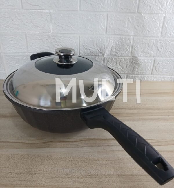 Signora - New Steam Wok 32cm - Anti Lengket - FREE Hadiah - Image 6