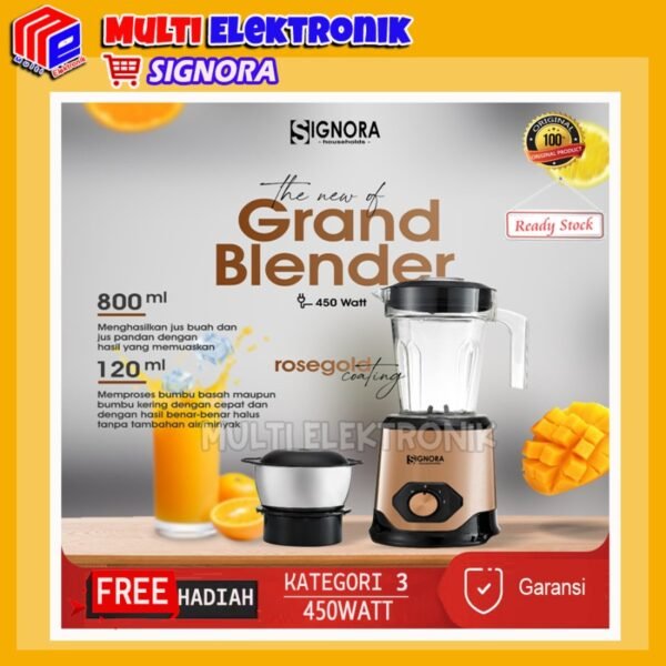 Signora - Grand Blender Multifungsi - Rose Gold