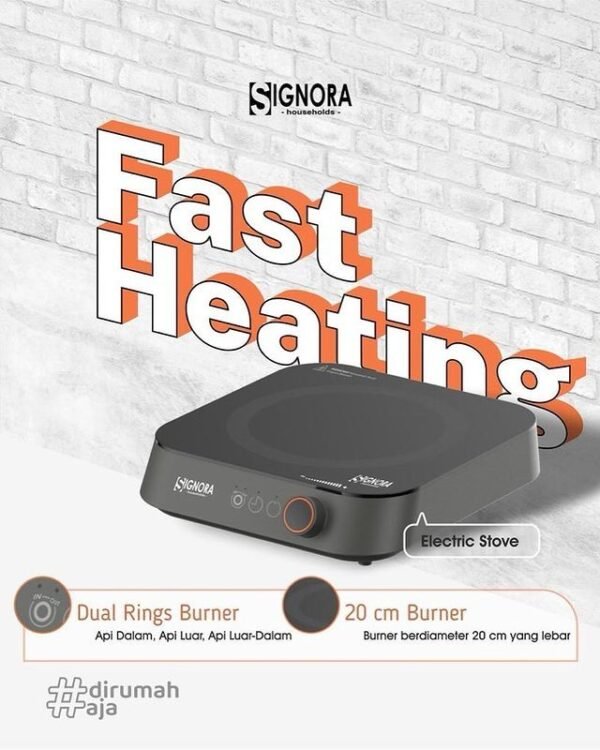 Signora - Kompor Listrik - Electric Stove - FREE Hadiah - Image 4