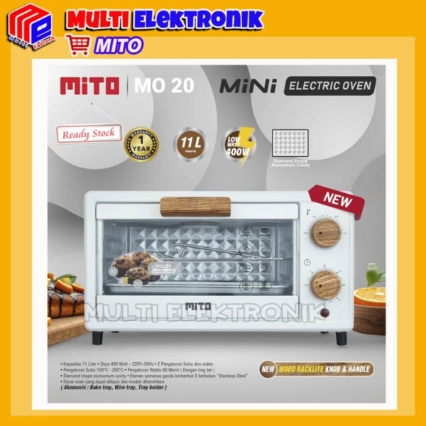 Mito - Oven Listrik Mini - Kapasitas 11 Liter - MO20 - Image 5