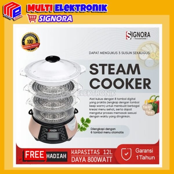 Signora - Steam Cooker - Steamer Kukus - Pemanas Makanan