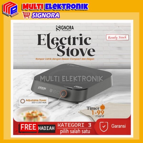 Signora - Kompor Listrik - Electric Stove - FREE Hadiah