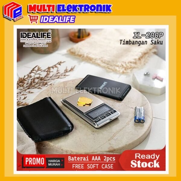 Idealife - Timbangan Saku - Pocket Scale - IL200P