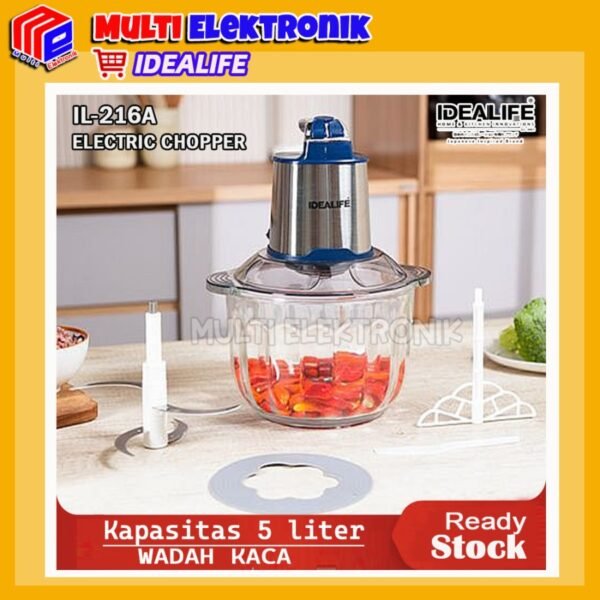 Idealife - Electric Chopper - Penggiling Listrik - IL216A
