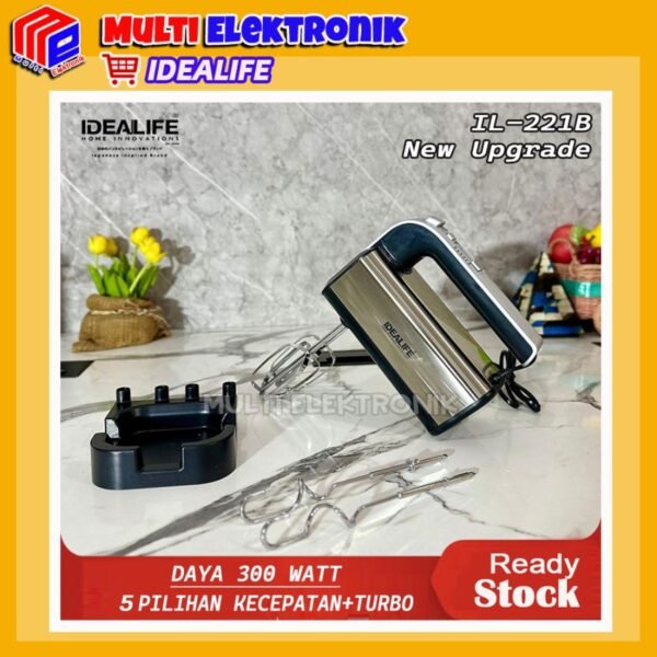 Idealife - Hand Mixer Multi Speed - 5 Speed - IL221B