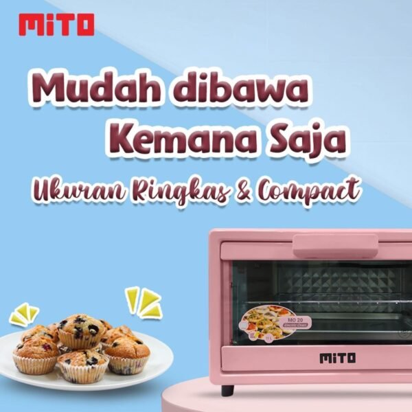 Mito - Oven Listrik Mini - Kapasitas 11 Liter - MO20 - Image 4