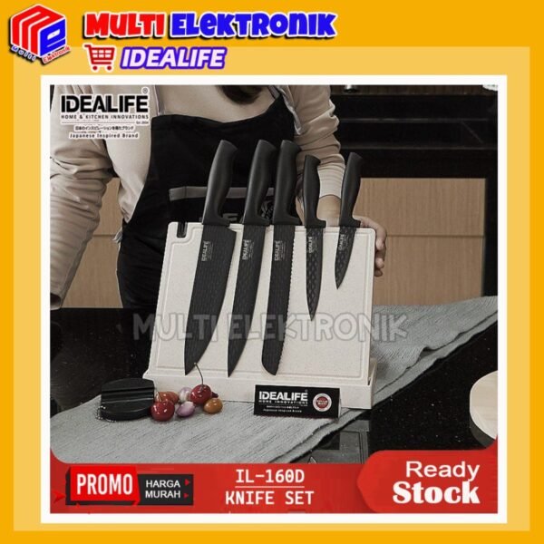 Idealife - Pisau & Knife Set - Set Pisau Dapur - IL160D