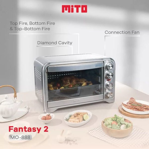 Mito - Oven Listrik - 33 Liter - Fantasy 2 - MO888 - Image 5
