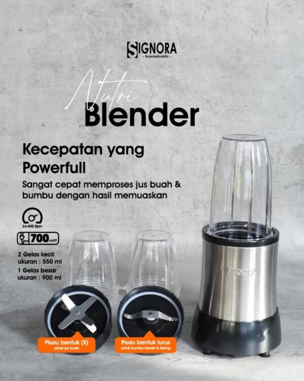 Signora - Nutri Blender - Juicer Portable Kapsul Mini - Image 2