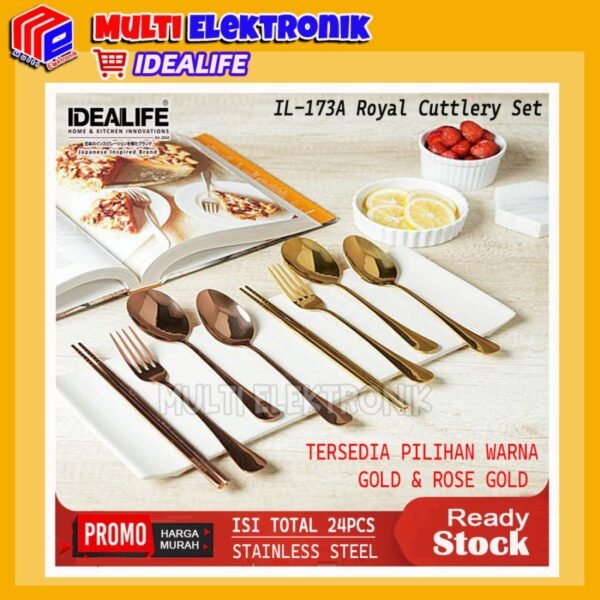 Idealife - Peralatan Makan - Royal Cutlery Set - IL173A