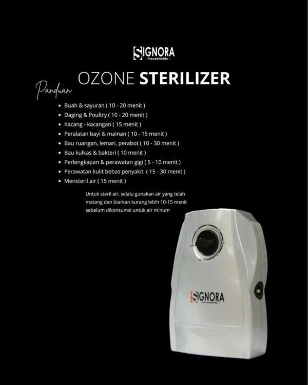 Signora - Ozone Sterilizer - Air Water Purifier - Image 3