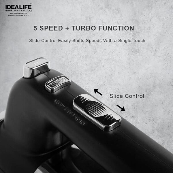 Idealife - Hand Mixer Multi Speed - 5 Speed - IL221B - Image 4