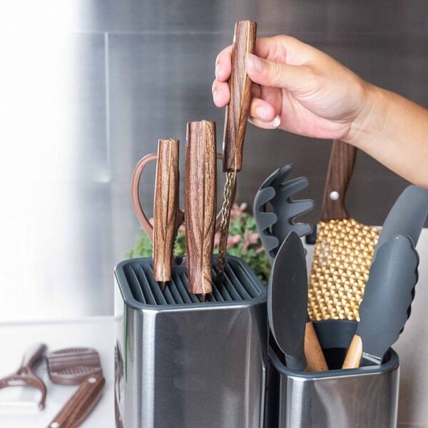Idealife - Double Knife Holder - Tempat Pisau - IL160B - Image 3