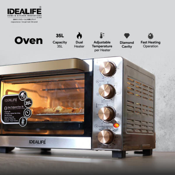 Idealife - Oven Listrik Low Watt - 35 Liter - IL335 - Image 2