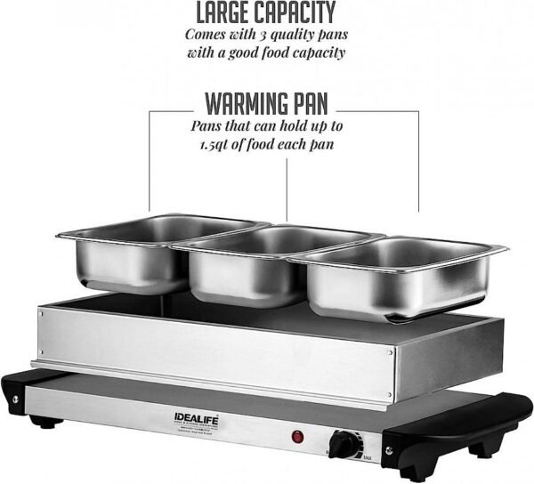 Idealife - Pemanas Makanan - Buffet Warmer - IL116B - Image 6
