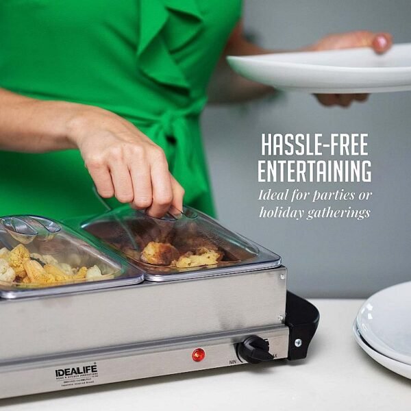 Idealife - Pemanas Makanan - Buffet Warmer - IL116B - Image 3