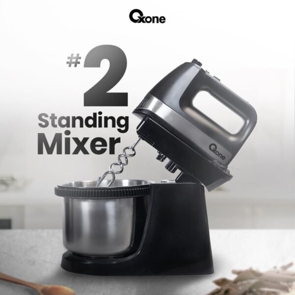 Oxone - Stand Mixer Stainless Steel - 2 Liter - OX833S - Image 3