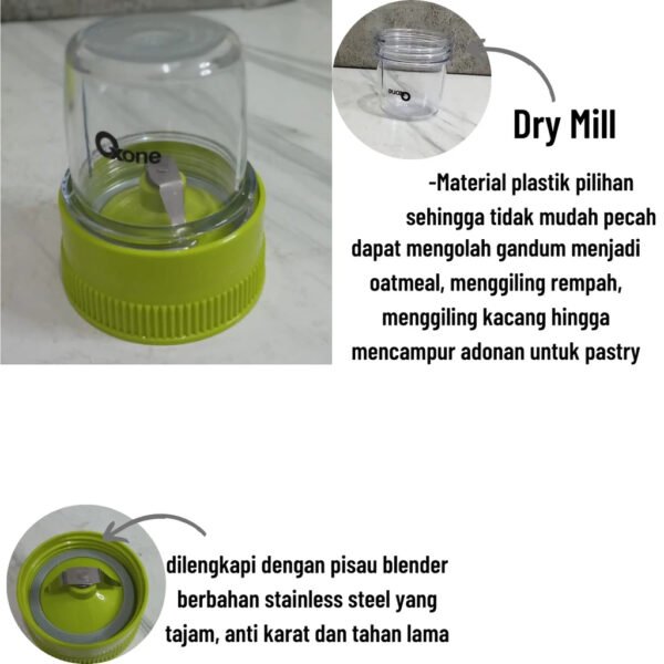 Oxone - Blender Plastik 3in1 - 1.25 Liter - OX863 - Image 5