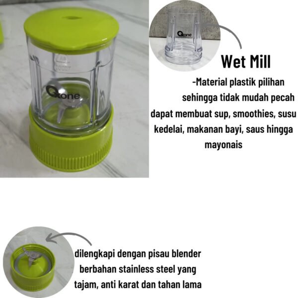 Oxone - Blender Plastik 3in1 - 1.25 Liter - OX863 - Image 4