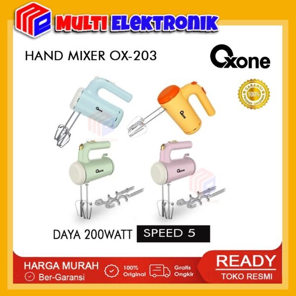Oxone - Hand Mixer - 5 Kecepatan - OX203